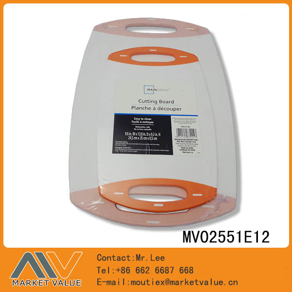 2PCS PLASTIC CUTTING BOARD SP