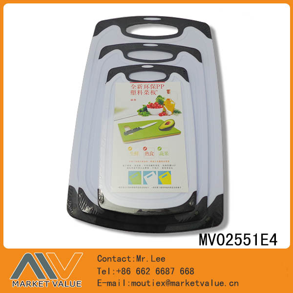 SET of 3 PCS PLASTIC CUTTING BOARD SP