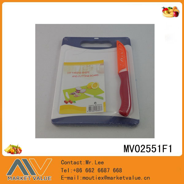 PLASTIC CUTTING BOARD with CERMIC KNIFE SP