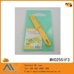 PLASTIC CUTTING BOARD with SS KNIFE SP