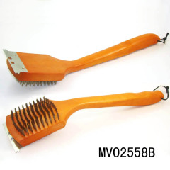 19in WOODEN Handle BBQ BRUSH