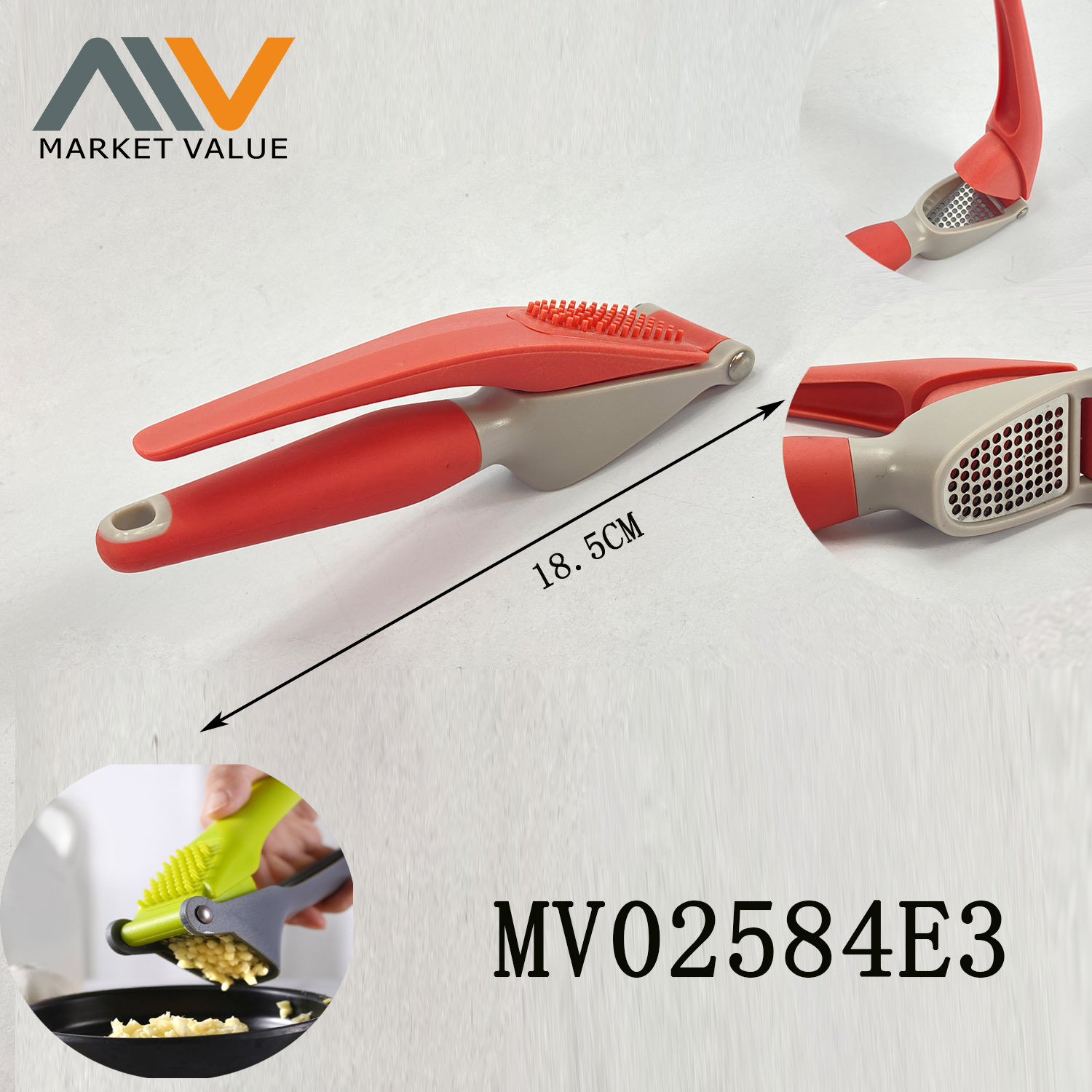 GARLIC PRESS PP with ABS with SS