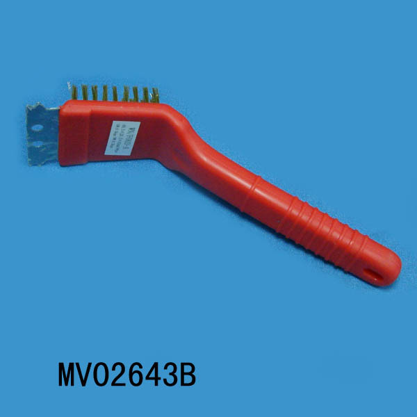 8.5in PLASTIC Handle BRASS BRUSH