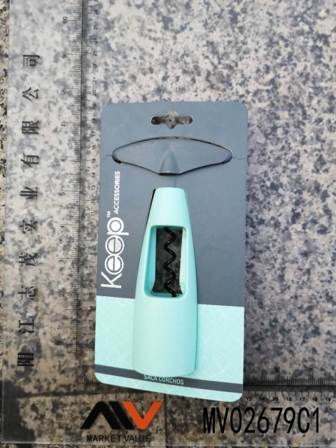 PLASTIC CORKSCREW BOTTLE OPENER TC