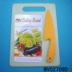 PLASTIC BOARD with LETTUCE KNIFEVAGETABLE CUTTER SHRINK