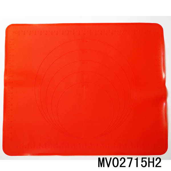 58X48CM SILICONE KITCHEN MAT PIZZA MAT ROLLER PACKING