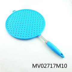 25CM SILICON SPLATTER SCREEN with PP Handle TC