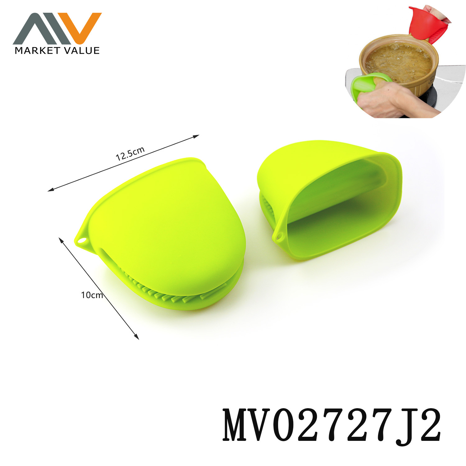 Silicone Heat Proof Gloves TAG style 2
