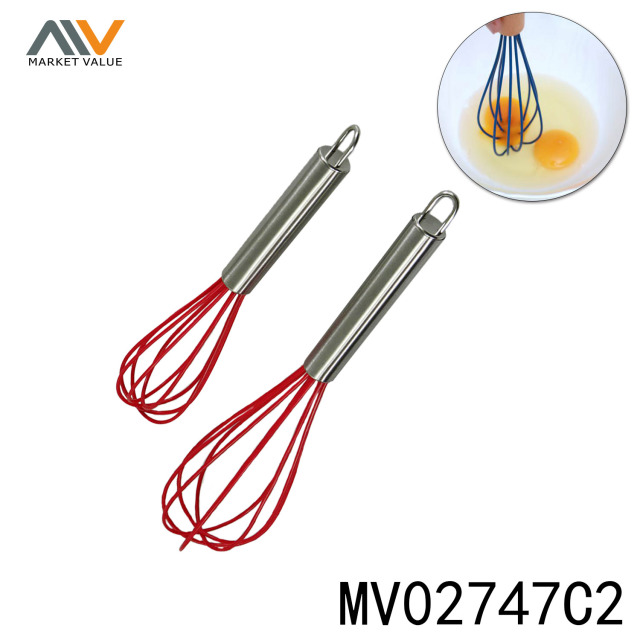 SETS OF 2PCS EGG WHISK SET with SS Handle TC