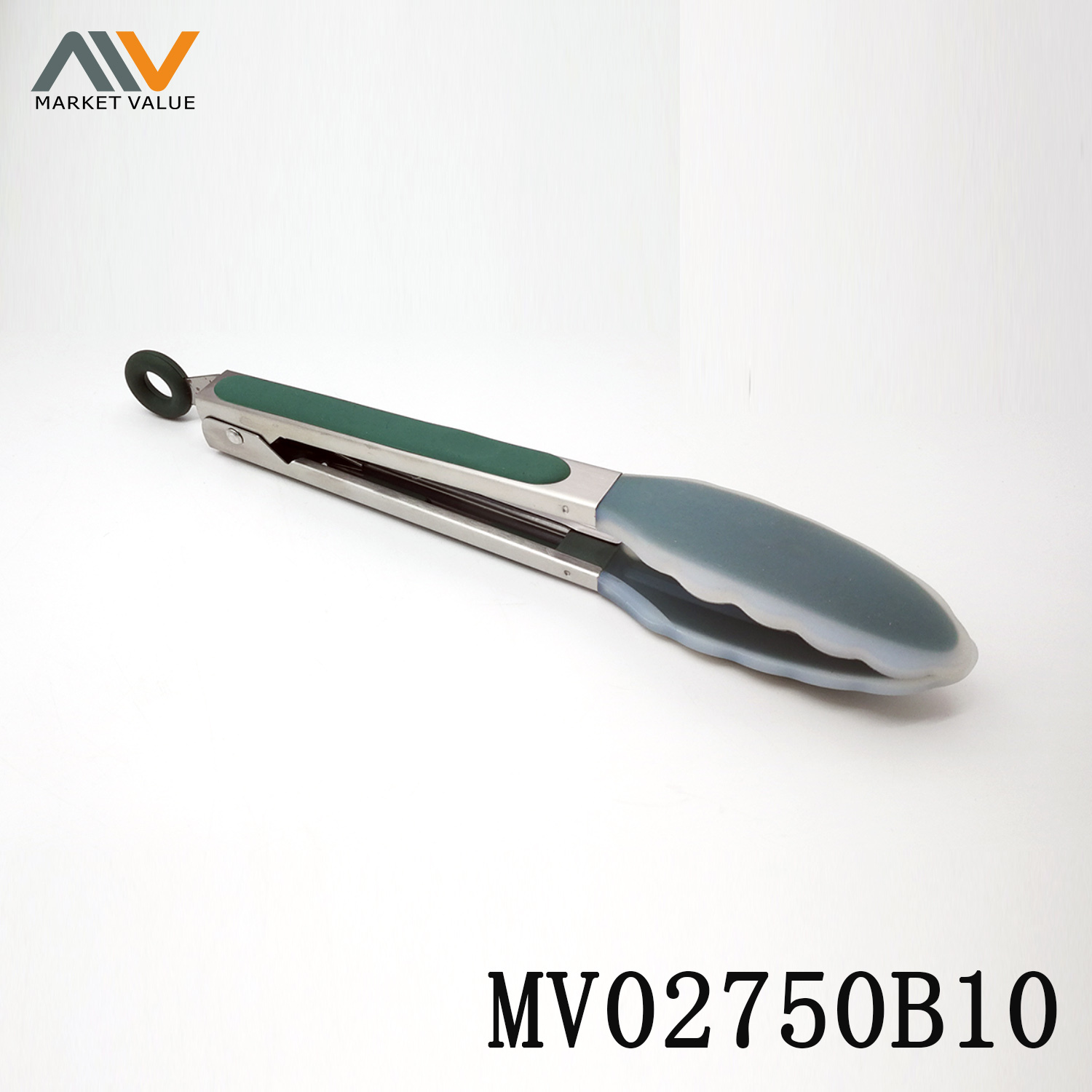 9in Silicone with SS FooDClip