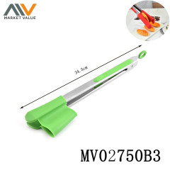 12in Silicone FooDClip with Stainless Steel Handle TC