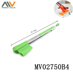 9in Silicone FooDClip with Stainless Steel Handle TC