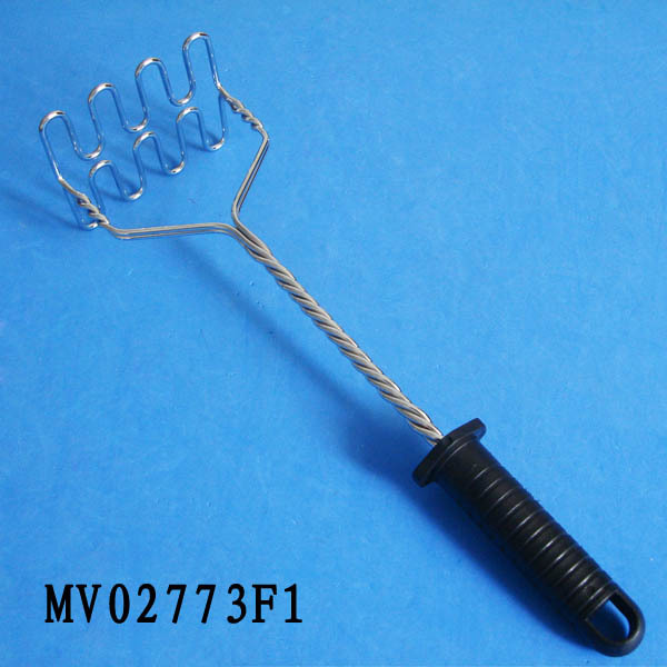 CHROME POTATO PRESS PLASTIC Handle style 2