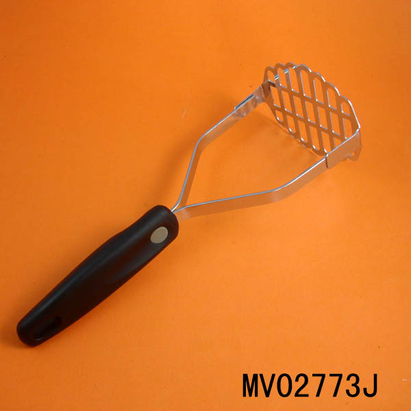 CHROME POTATO PRESS PLASTIC Handle
