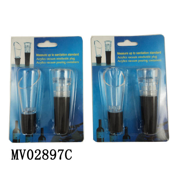 2PCS WINE POURER with VACUUM PUMP