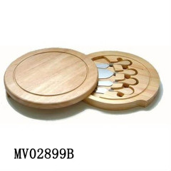 4PCS CHEESE KNIFE SET with CUTTING BOARD