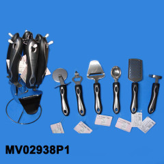 6PCS KICHEN TOOLS with KICHEN RACK style 3