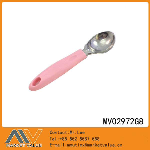 ICE CREAM SPOON with PP Handle TC style 2