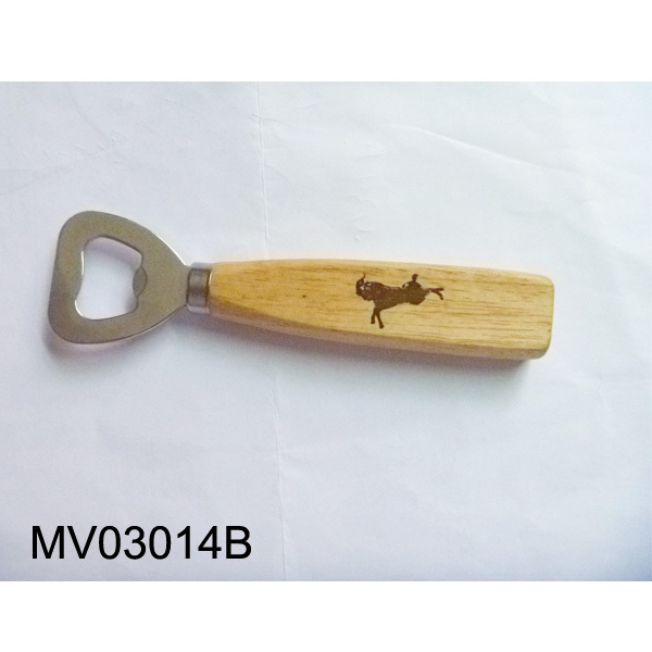 BOTTLE OPENER WOODEN Handle style 3