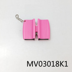 CERAMIC and TUNGSTEN STEEL KNIFE SHARPENER with RUBBER
