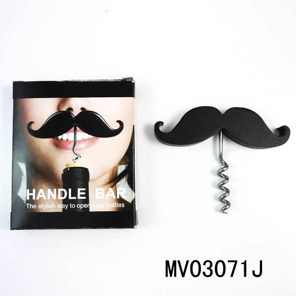 mustache wine opener with CB