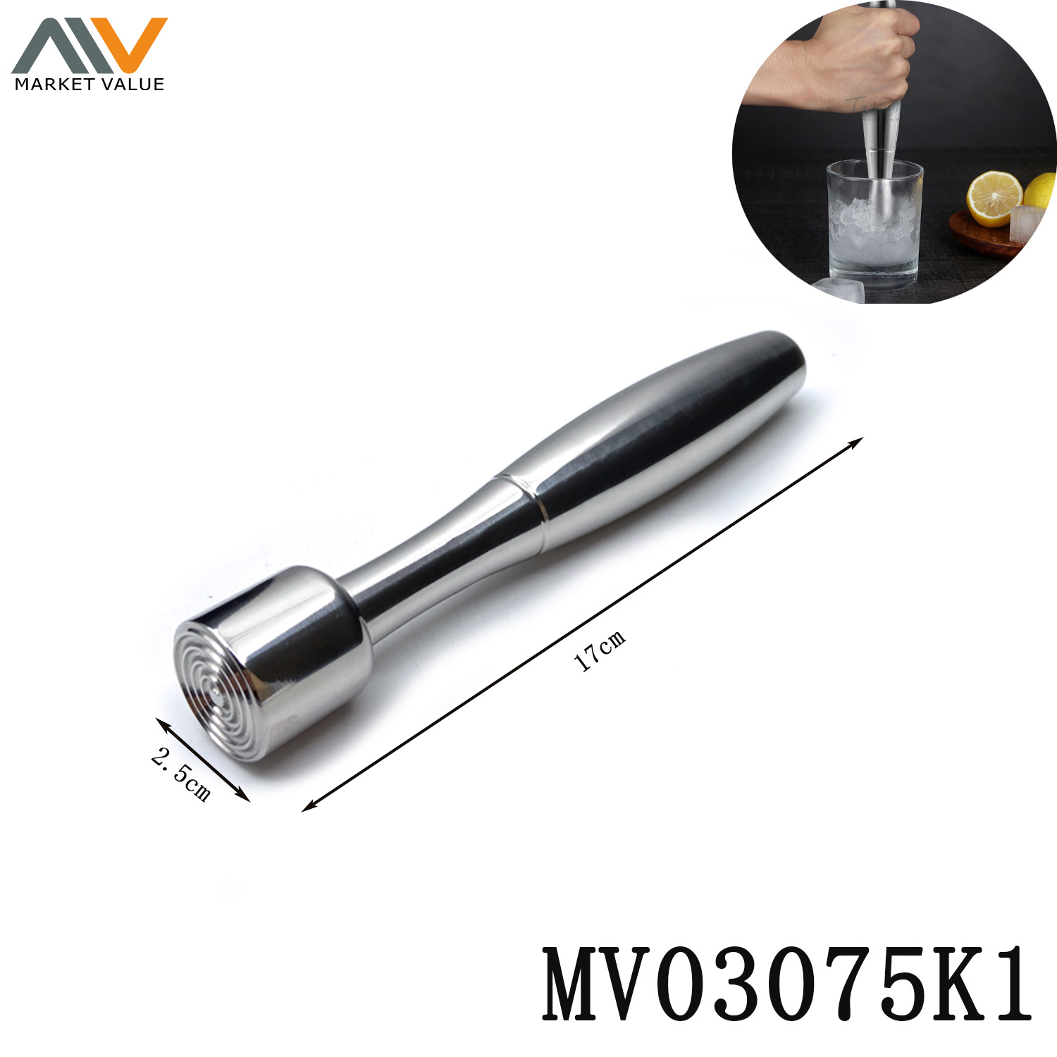 SS Ice Crusher Hammer and Meat Loosening Hammer Box