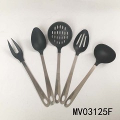 5PCS NYLON KITCHEN TOOLS COOKING SETS with SS Handle