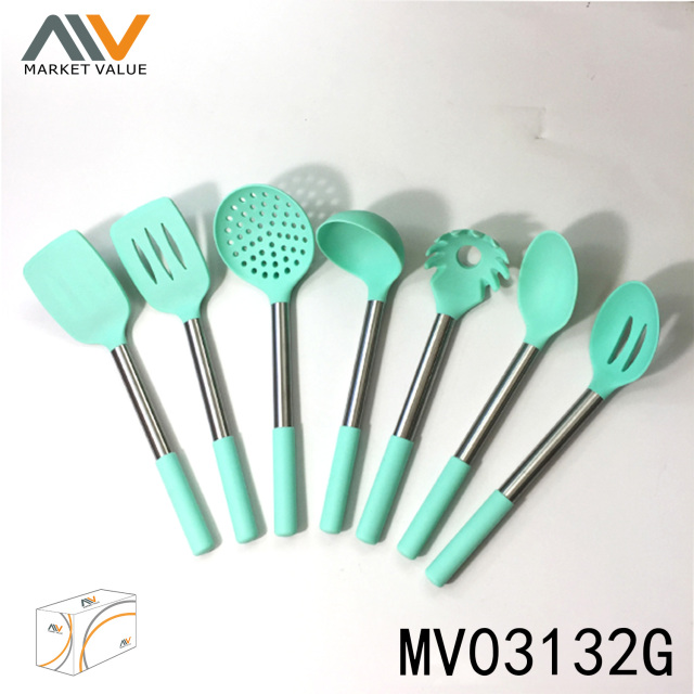 7PCS SILICONE HEAD KITCHEN TOOLS
