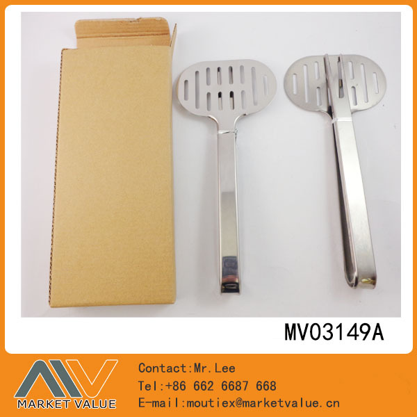 2PCS FORK TONG STAINLESS STEEL IN BROWN BOX