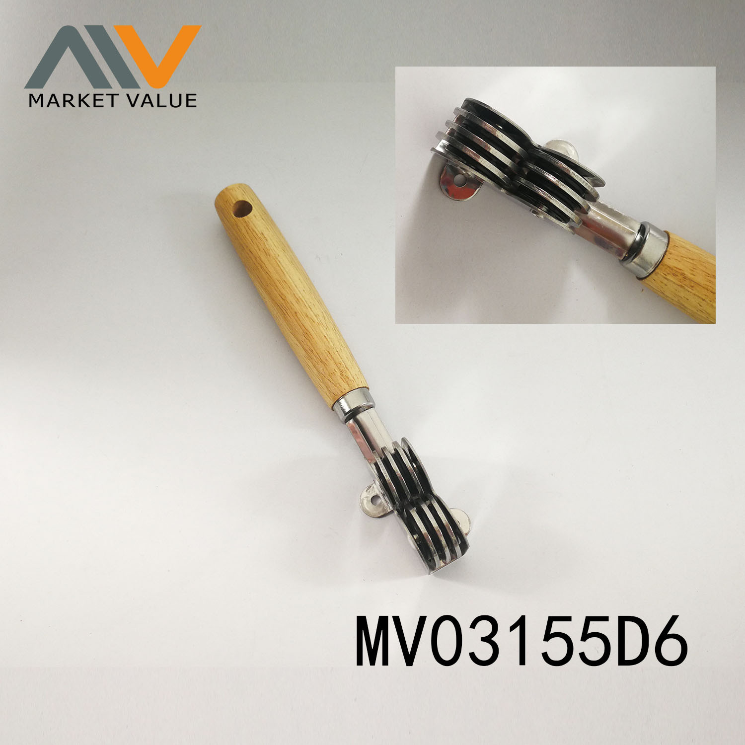 SS KNIFE SHARPENER with WOOD Handle TC