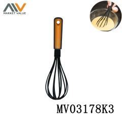 5 Lines Nylon Egg Whisk with TPR Handle TC style 2