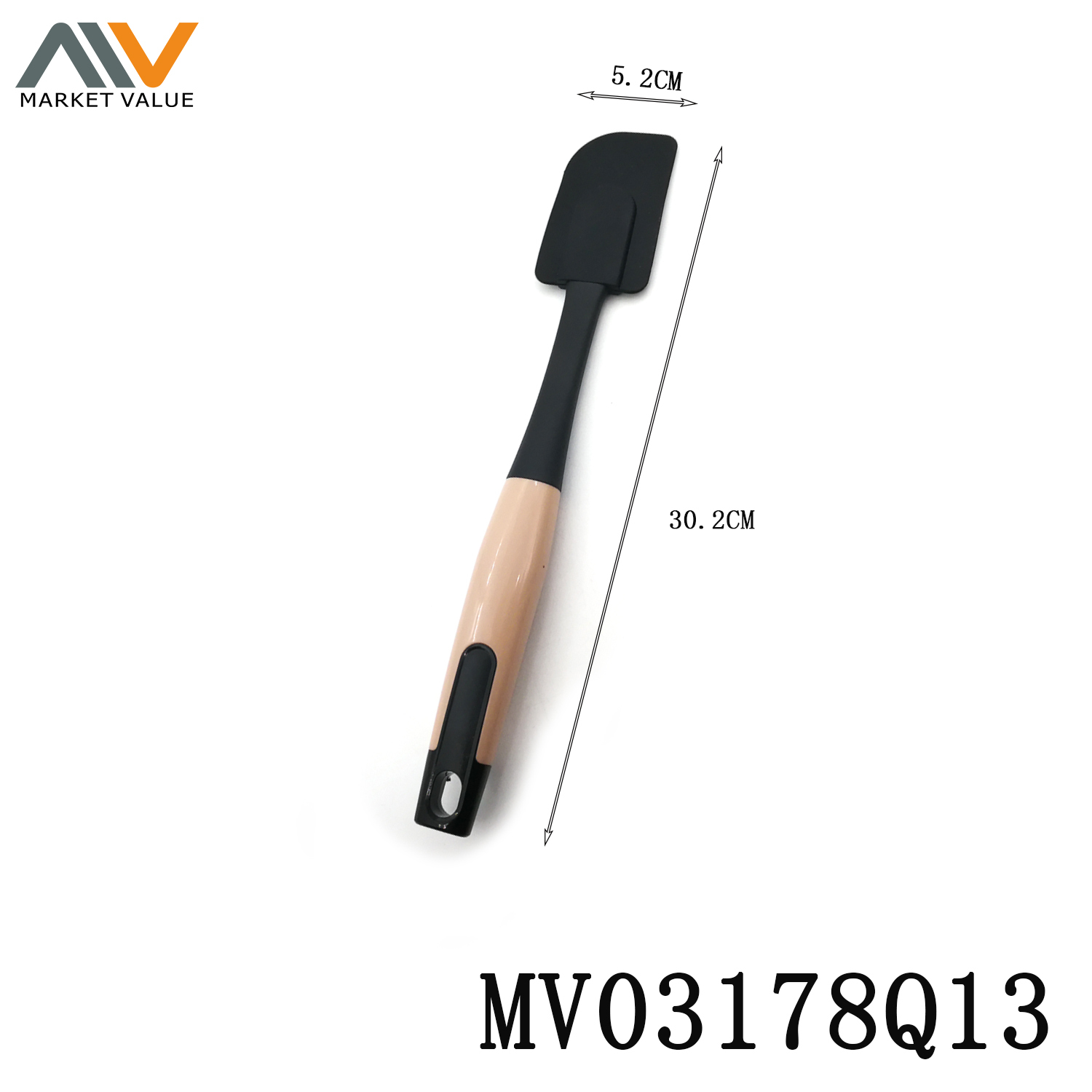 Silicone Cream Knife with Nylon with ABS Handle TAG