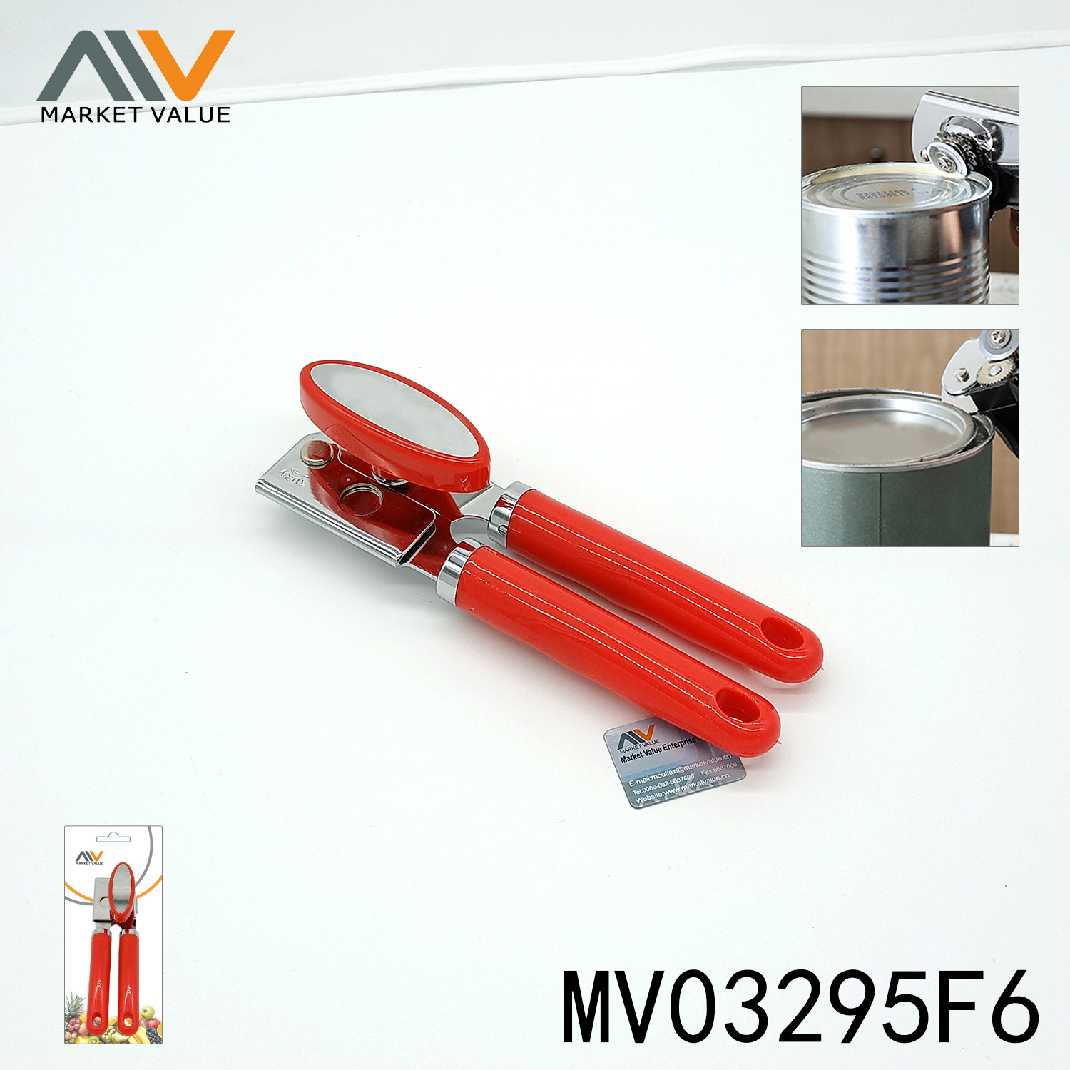 CAN OPENER with PP Handle TC style 6