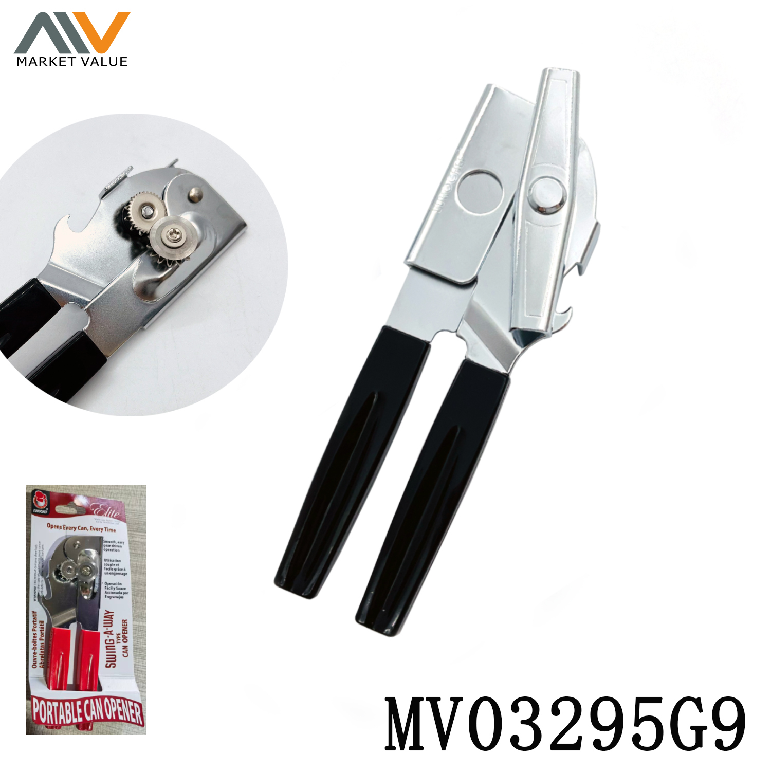 Easy Can Opener with PP Handle TC