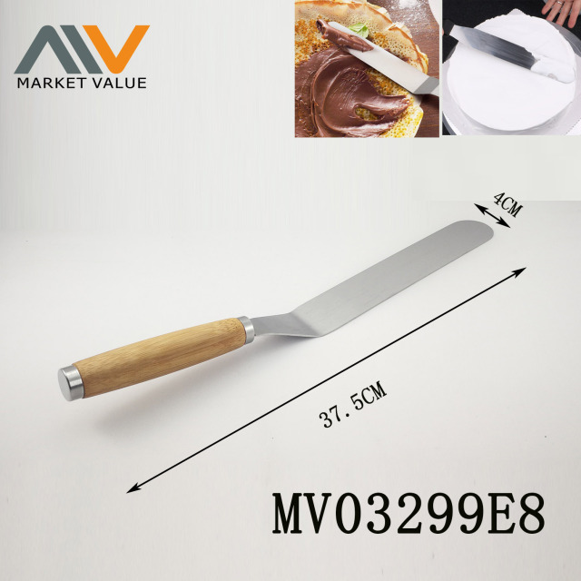 10in BUTTER KNIFE WBAMBOO Handle TC
