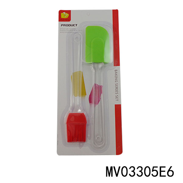 2PCS SPATULA and OIL BRUSH style 7