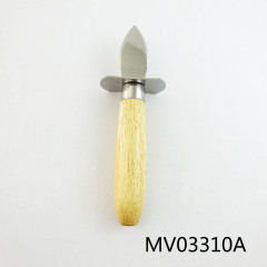 OYSTER KNIFE with WOODEN Handle TC