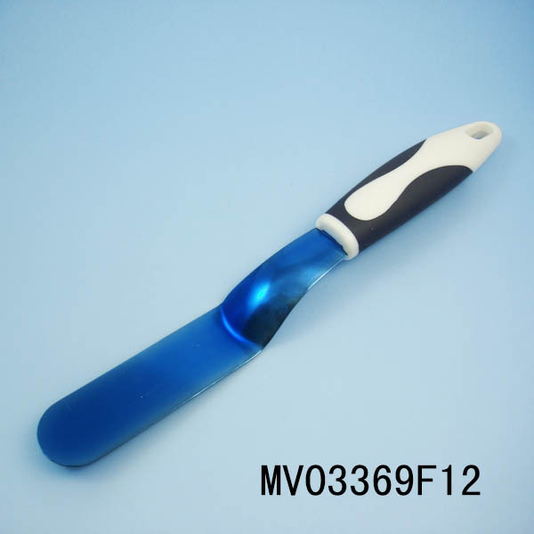 TITANIZE KITCHEN TOOLS RUBBER and PLASTIC Handle BUTTER KNIFE TC