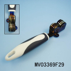TITANIZE KITCHEN TOOLS RUBBER and PLASTIC Handle KNIFE SHARPENER TC