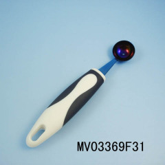 TITANIZE KITCHEN TOOLS RUBBER and PLASTIC Handle ICE CREAM SPOON TC
