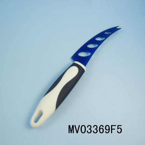 TITANIZE KITCHEN TOOLS RUBBER and PLASTIC Handle CHEESE KNIFE TC style 5