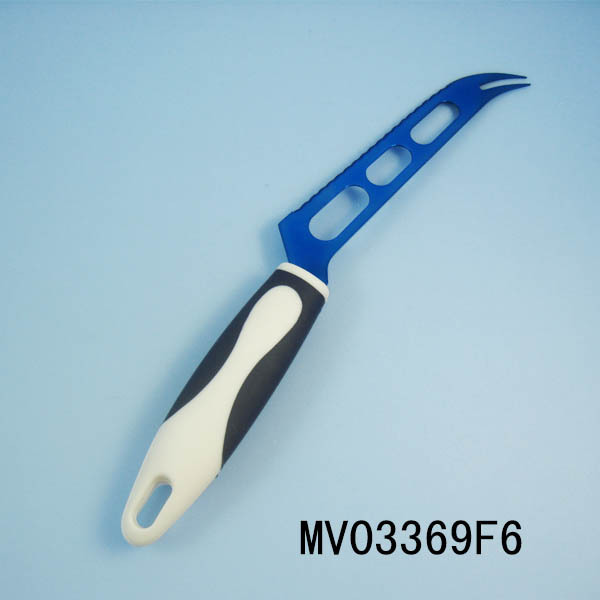 TITANIZE KITCHEN TOOLS RUBBER and PLASTIC Handle CHEESE KNIFE TC style 6