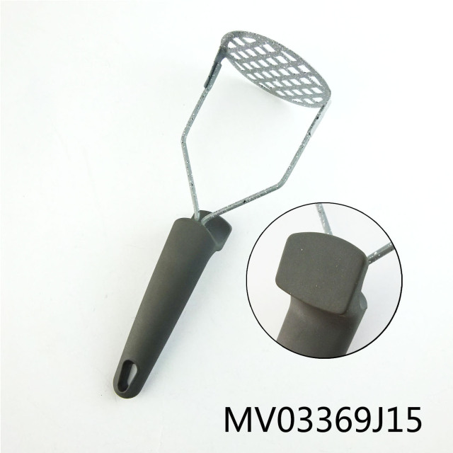 RUBBER and PLASTIC Handle NON STICK POTATO PRESS TC
