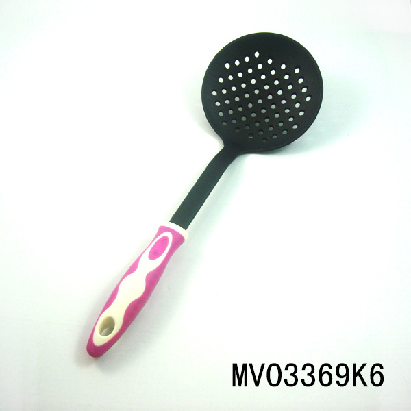 NYLON KITCHEN TOOLS with PLASTIC Handle STRAINER style 3