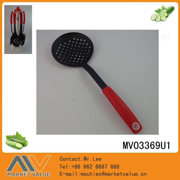 SETS OF PP Handle NYLON KITCHEN TOOLS with STRAINER