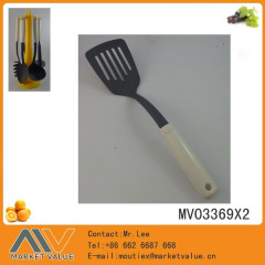 NYLON KITCHEN TOOLS with ABS WHITE Handle SLOTTED SHAVEL