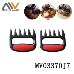 2 PCS BBQ Meat Claw Color Aluminiun-Alloy in BOX