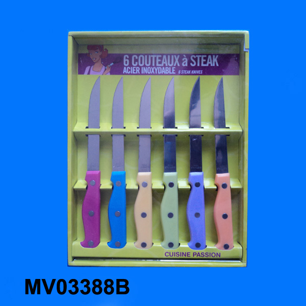 4.5in 6PCS STEAK KNIFE CB