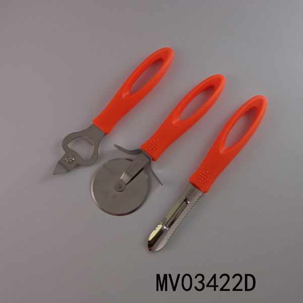 3PCS KITCHEN TOOL with PP Handle TC