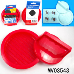 PLASTIC HAMBURGER PRESS